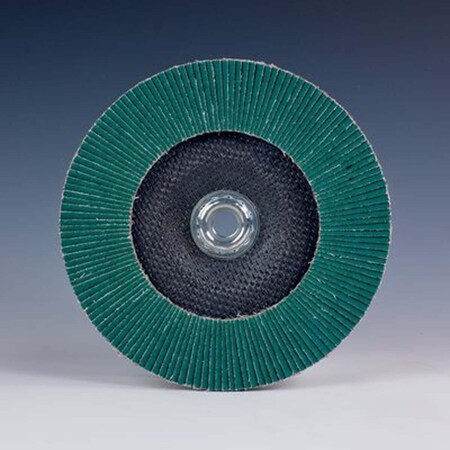 3M Flap Disc 577F, 40, T29 Quick Change, 4-1/2 In X 5/8"-11 7010363154